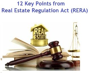 12 Key Points from Real Estate Regulation Act (RERA)